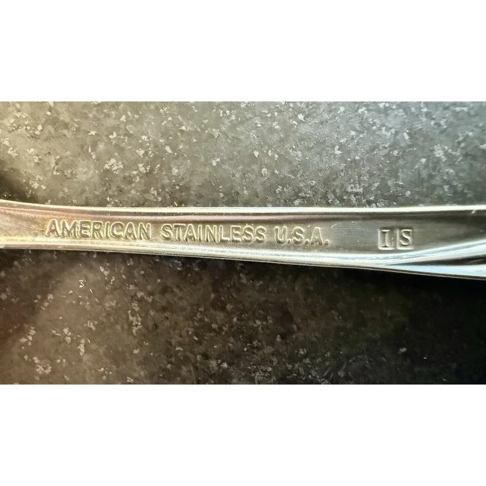 Vintage American Stainless USA Flatware Set 65 Pc MCM Serving Utensils
